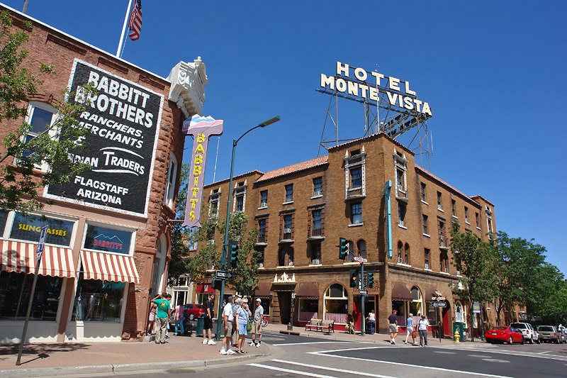 Historic Hotel Monte Vista in downtown Flagstaff